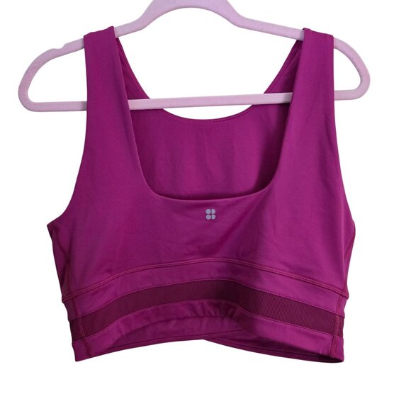 Sweaty Betty All Day Wrap Waist Tank Leggings Set Phlox Pink Size 12/XL - Picture 7 of 12